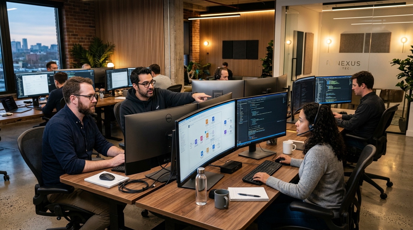 HumanicDesk Senior Engineering Pod in Production